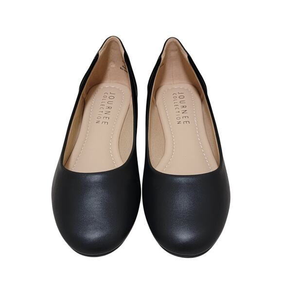 Journee Collection Women Kavn Classic Ballet Flats Size US 7M Black - Picture 3 of 6